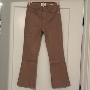 Frame denim le crop mini boot jeans